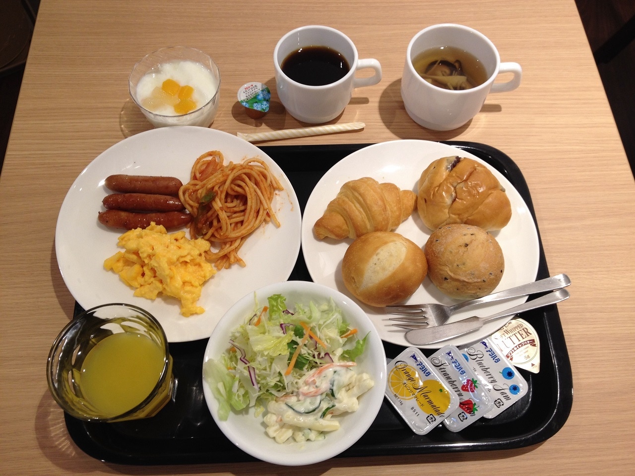 無料朝食サービス			